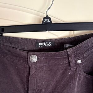 Buffalo David Bitton Corduroy Trousers - Deep Plum